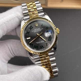 Rolex Datejust 36 M126233 0035 angled dial view super clone watch