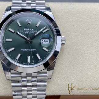 Rolex Datejust 126300-0020 front view super clone watch