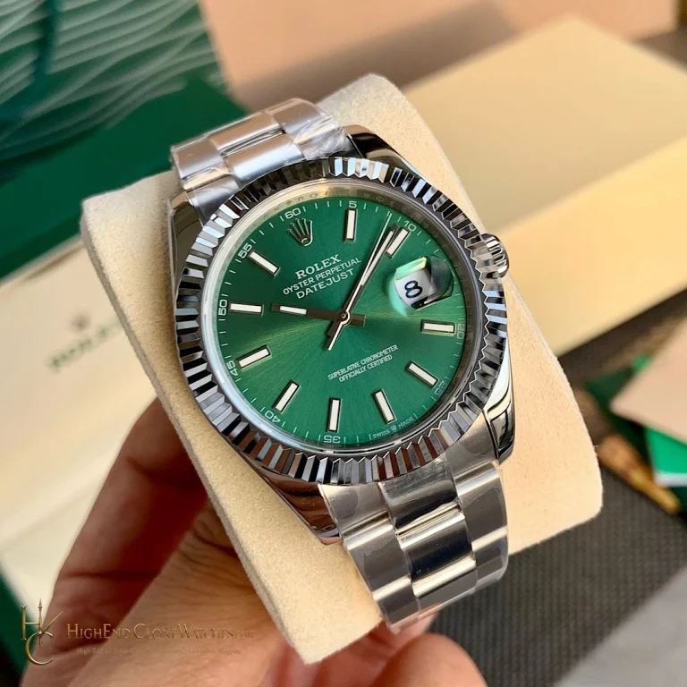 Rolex Datejust m126334-0027 front view super clone watch