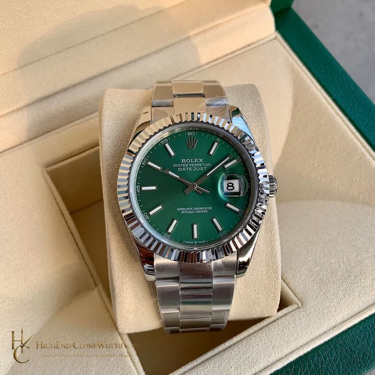 Rolex Datejust m126334-0027 angled dial view super clone watch