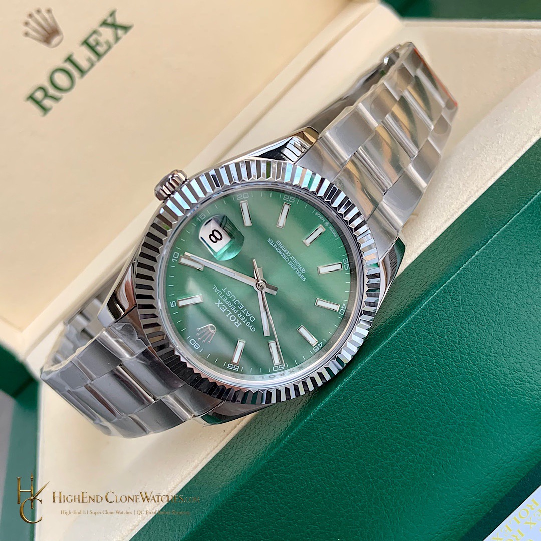 Rolex Datejust m126334-0027 dial and marker detail super clone watch