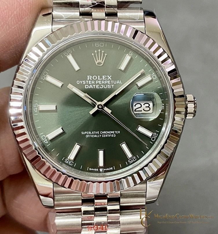 Rolex Datejust 126334-0028 front view super clone watch