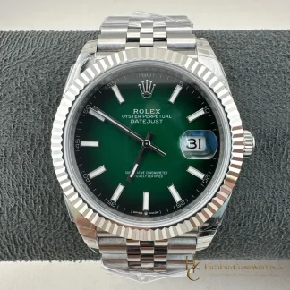 Rolex Datejust m126334-0034 front view super clone watch