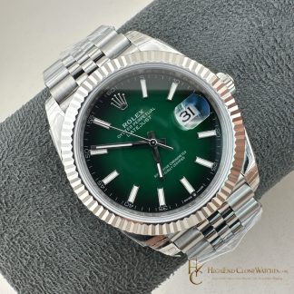 Rolex Datejust m126334-0034 angled dial view super clone watch
