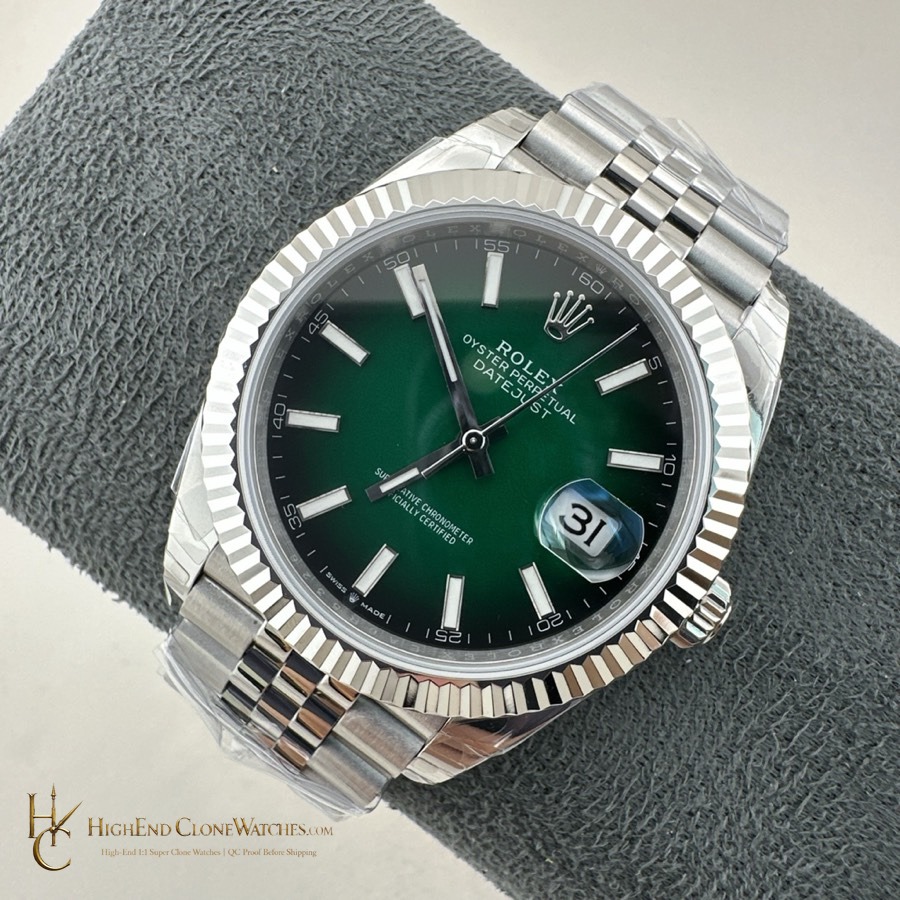 Rolex Datejust m126334-0034 dial and marker detail super clone watch