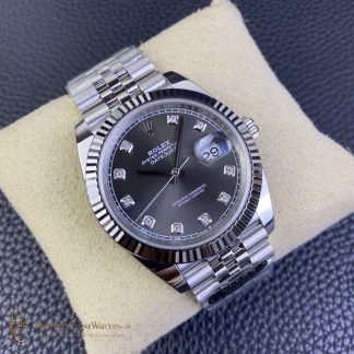 Rolex Datejust 126334 angled dial view super clone watch