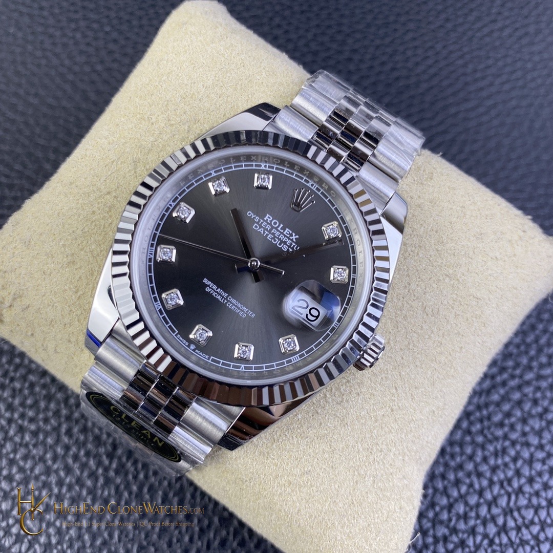Rolex Datejust 126334 dial and marker detail super clone watch