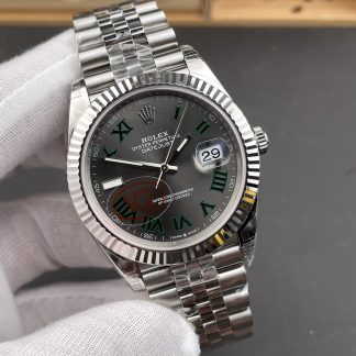 Rolex 126234 DateJust 36 angled dial view super clone watch