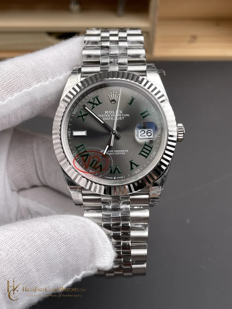 Rolex Datejust 126334 front view super clone watch