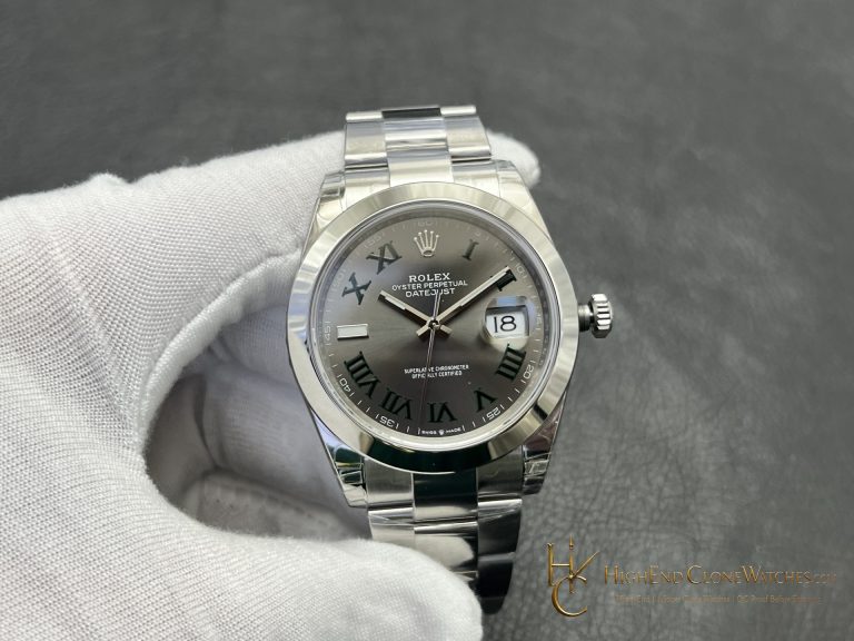 Rolex Datejust 126300-0013 front view super clone watch