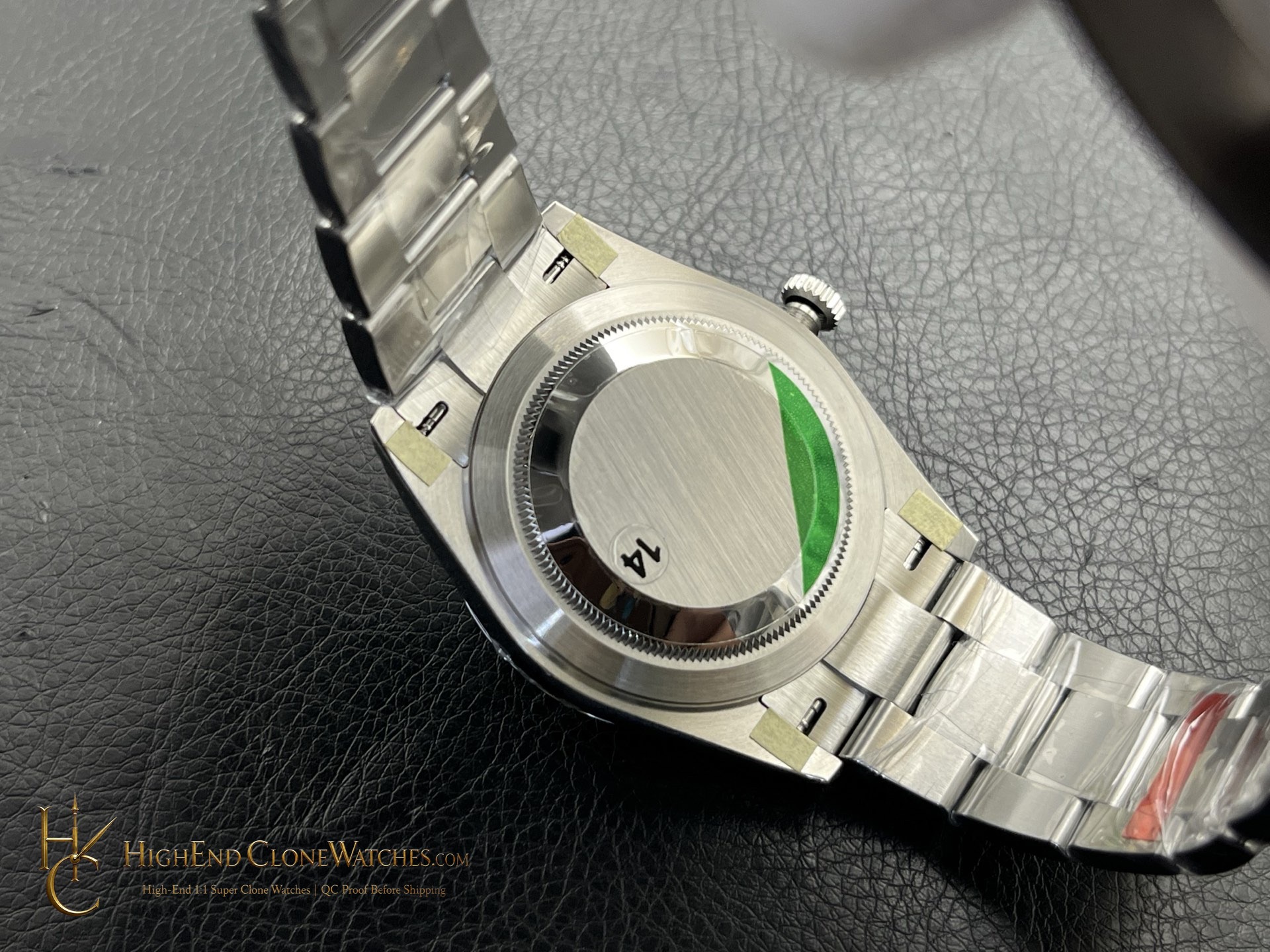 Rolex Datejust 126300-0013 caseback view super clone watch