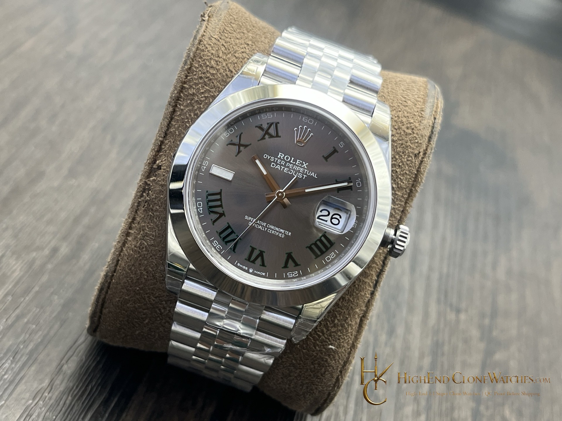 Rolex Datejust 126300 dial and marker detail super clone watch