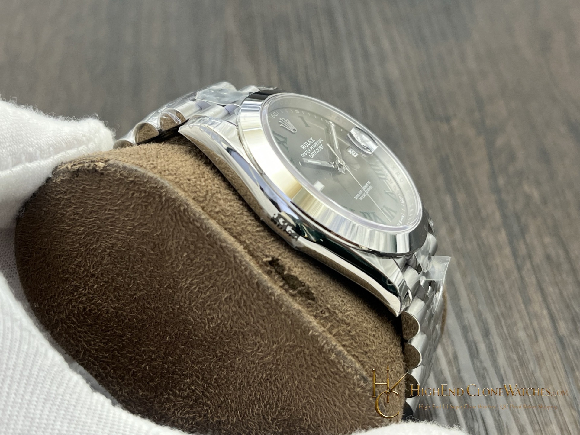 Rolex Datejust 126300 side case profile super clone watch