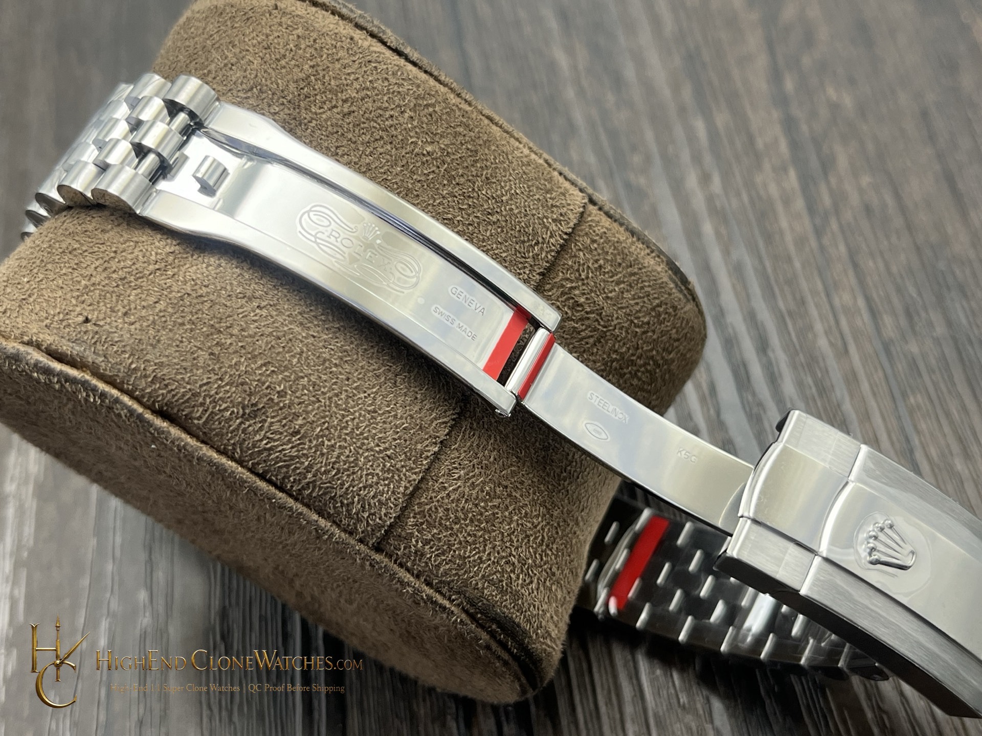 Rolex Datejust 126300 buckle or clasp detail super clone watch