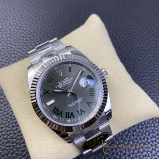 Rolex Datejust m126334-0021 angled dial view super clone watch