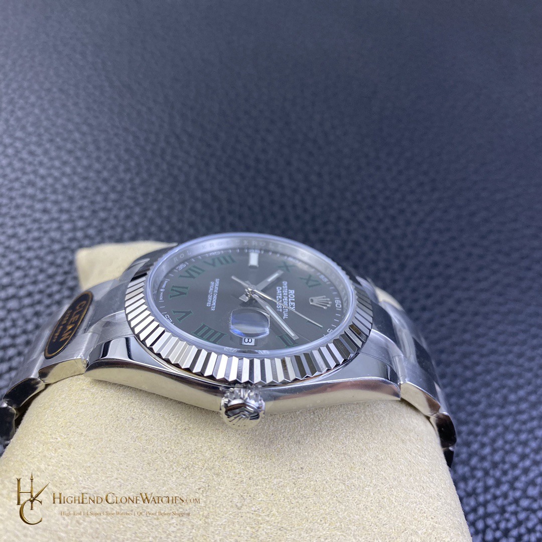 Rolex Datejust m126334-0021 side case profile super clone watch