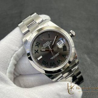 Rolex Datejust m126200-0018 angled dial view super clone watch