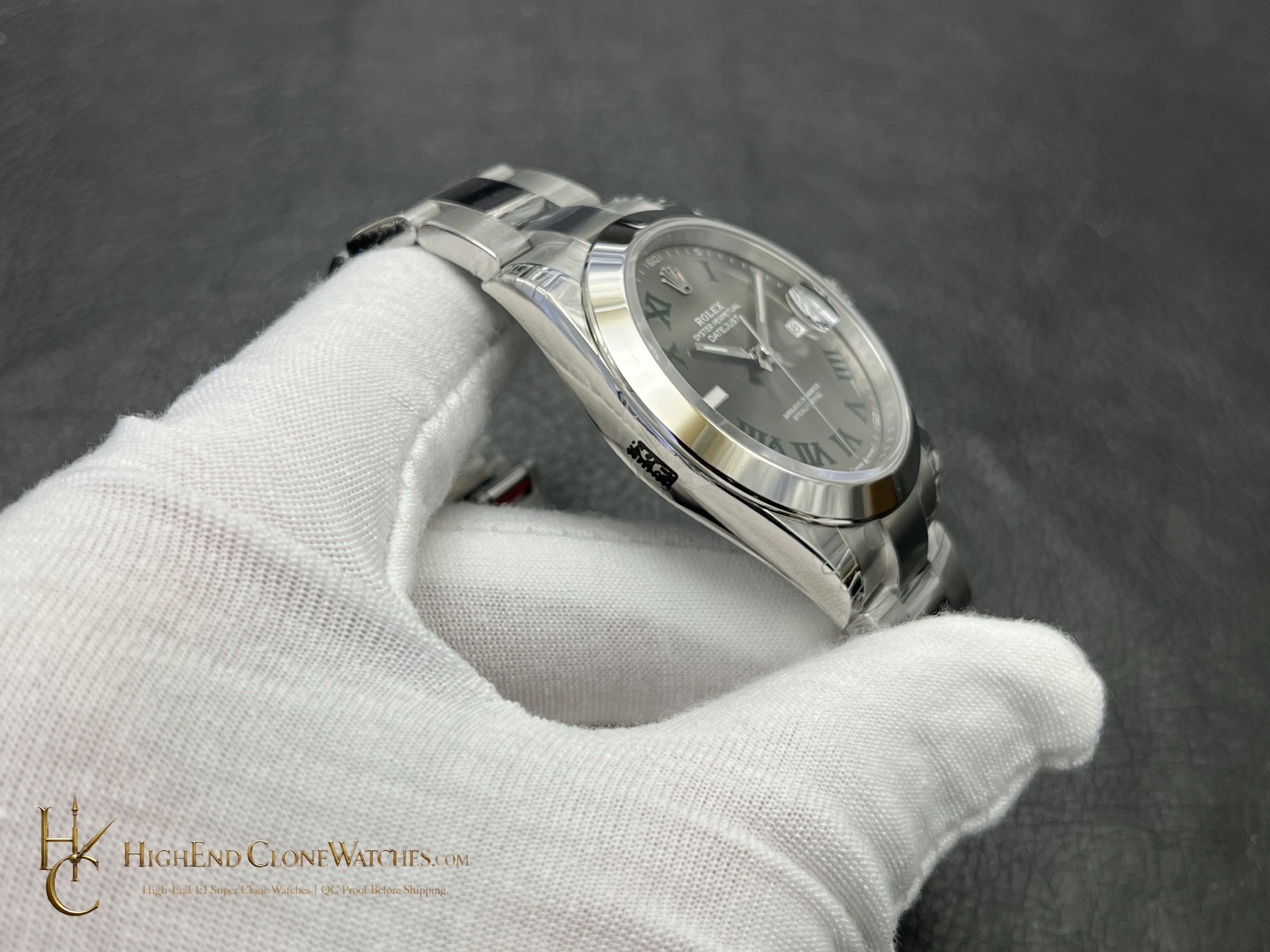 Rolex Datejust m126200-0018 side case profile super clone watch