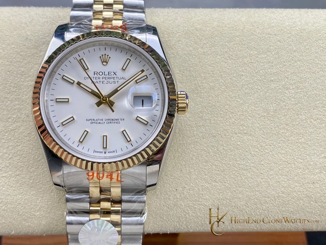 Rolex Datejust 36 m126233-0019 front view super clone watch