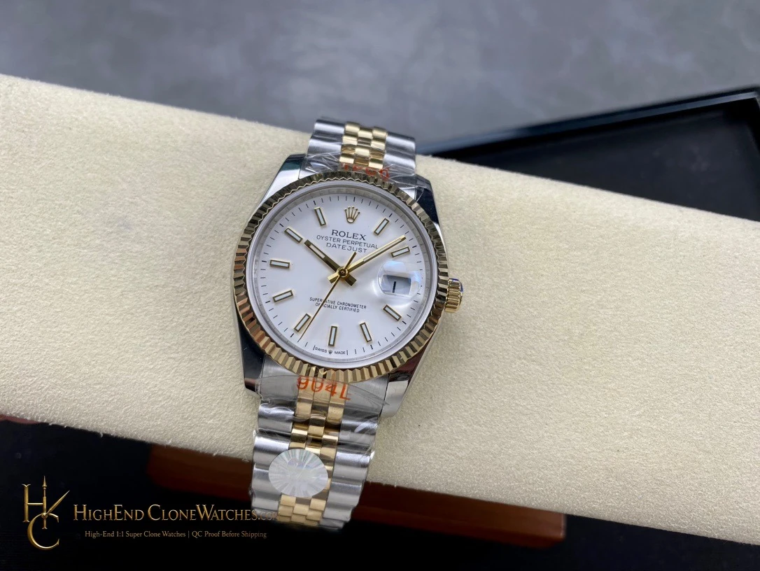 Rolex Datejust 36 m126233-0019 side case profile super clone watch