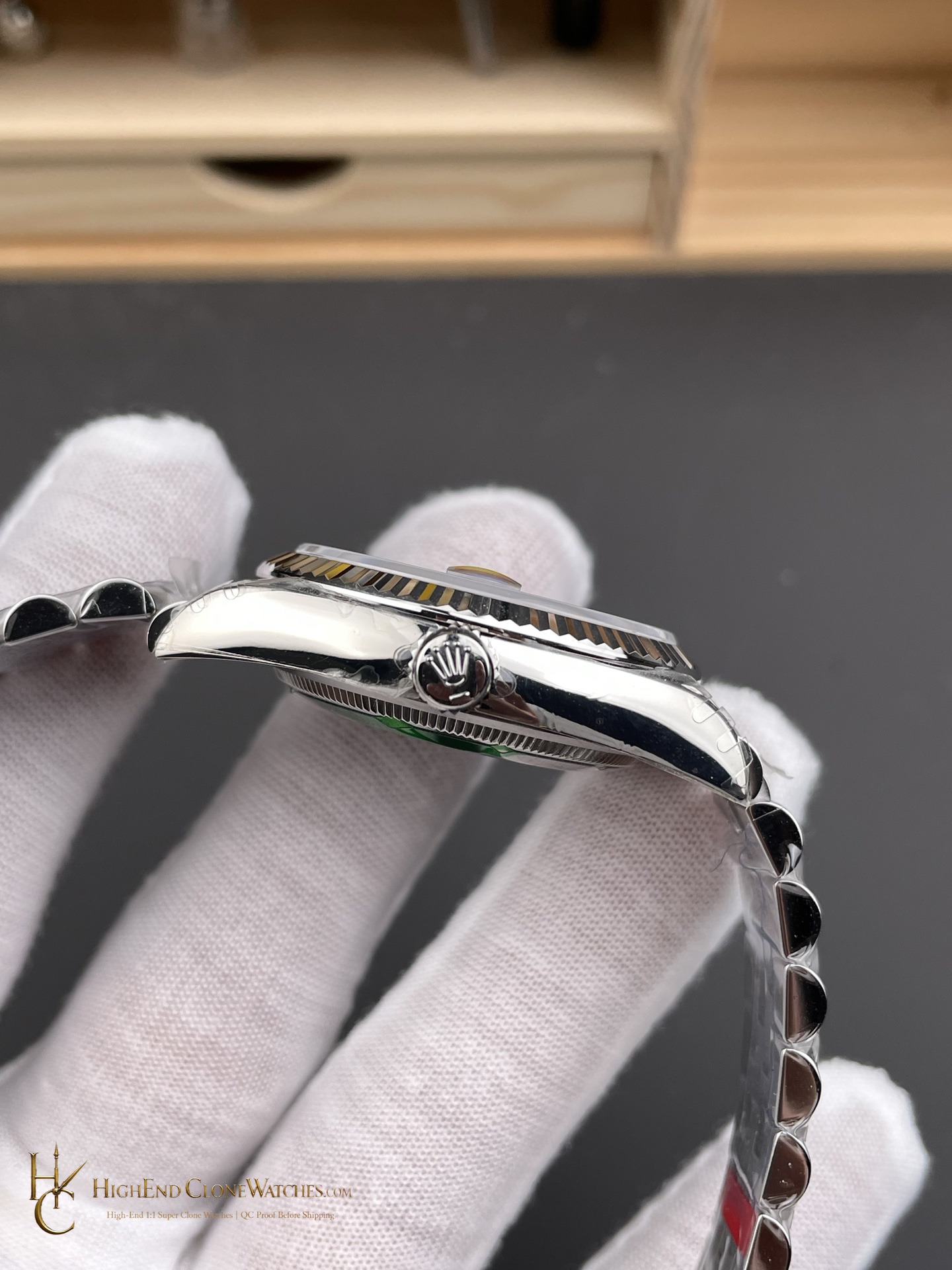 Rolex Datejust 126234 bezel detail super clone watch