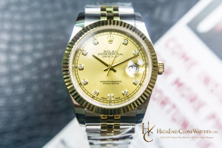 Rolex Datejust m126333-0012 front view super clone watch
