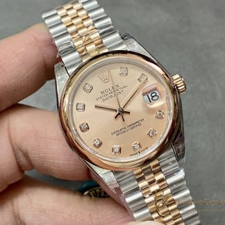 Rolex Datejust m278241-0024 angled dial view super clone watch