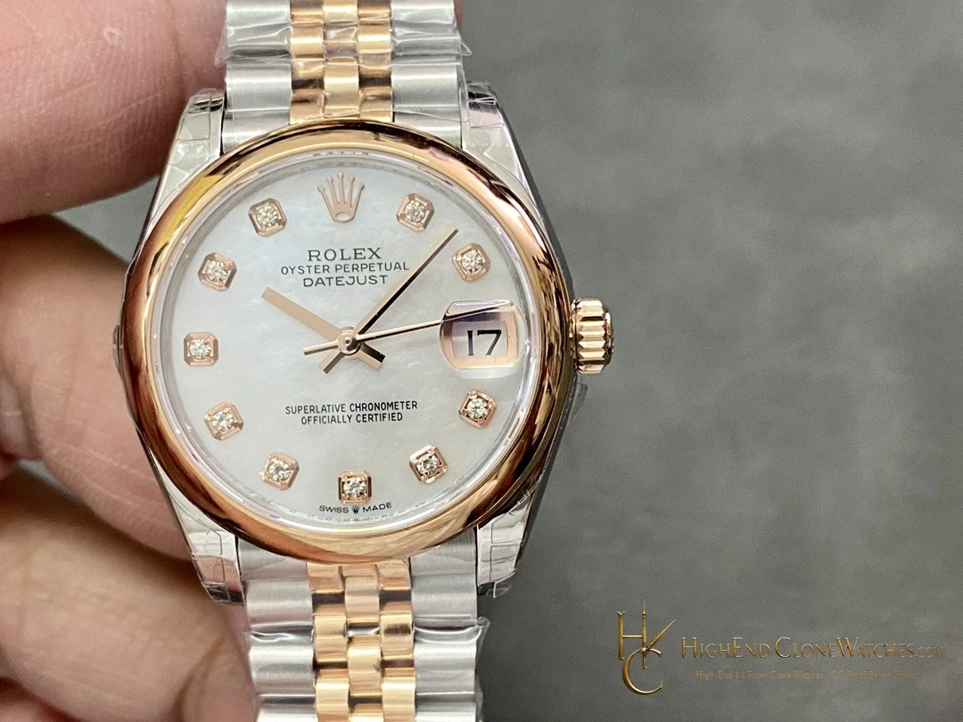 Rolex Datejust 31 m278243-0028 front view super clone watch