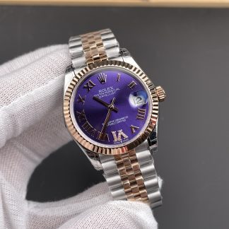 Rolex Datejust m278271-0020 angled dial view super clone watch