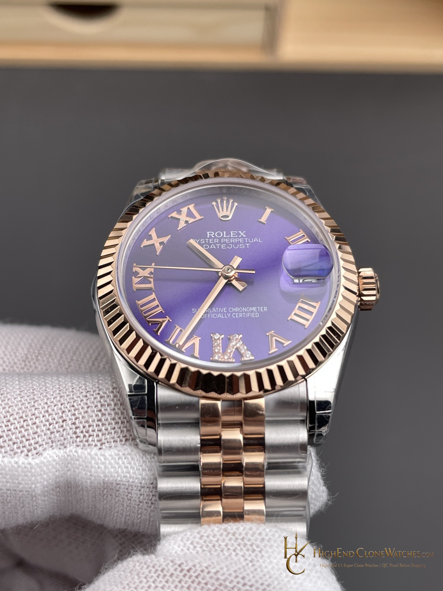 Rolex Datejust m278271-0020 dial and marker detail super clone watch