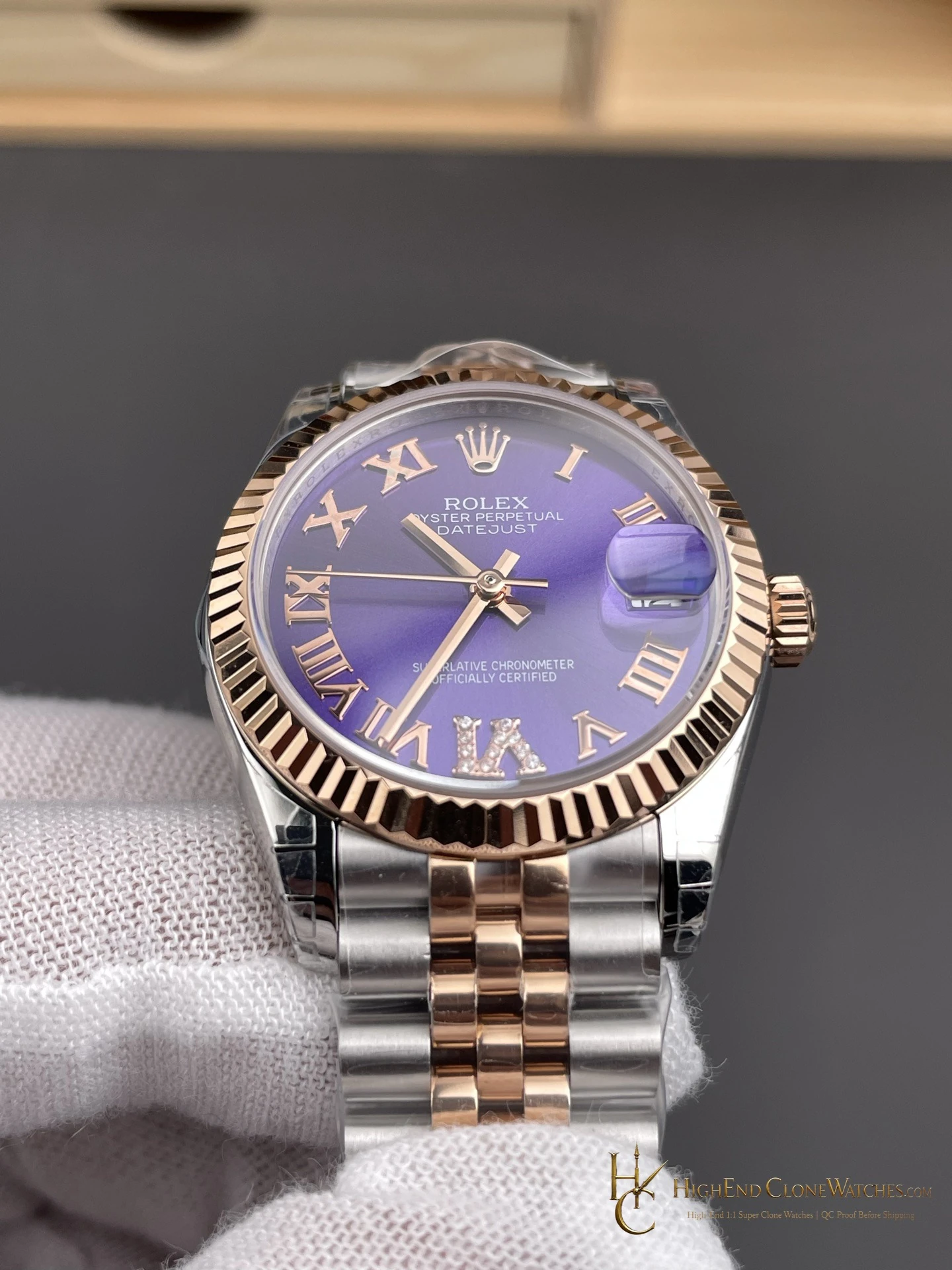 Rolex Datejust m278271-0020 dial and marker detail super clone watch