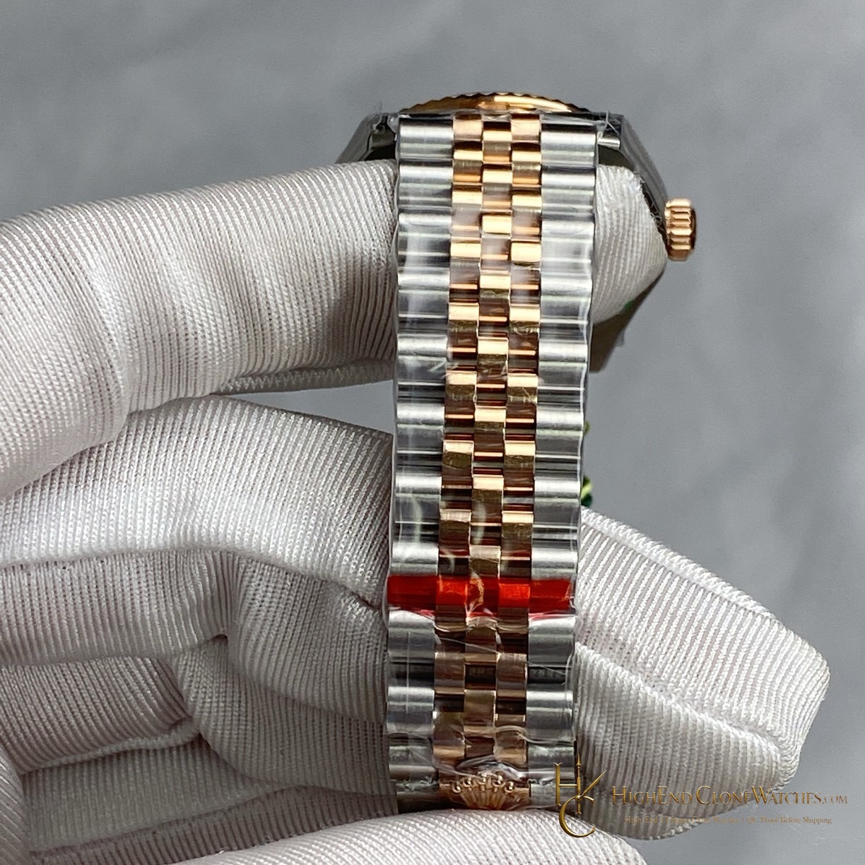 Rolex Datejust m278271-0024 crown and case detail super clone watch