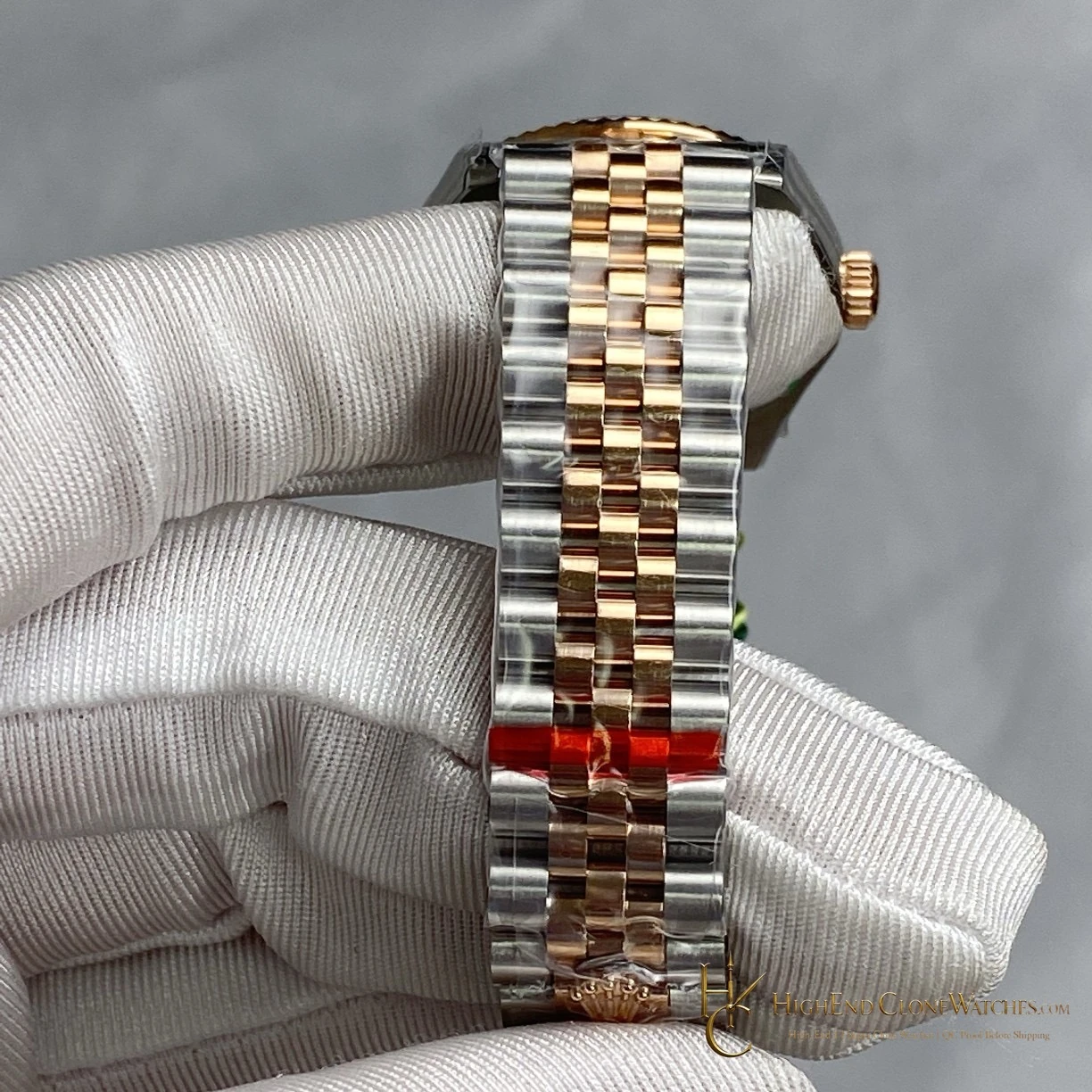 Rolex Datejust m278271-0024 crown and case detail super clone watch