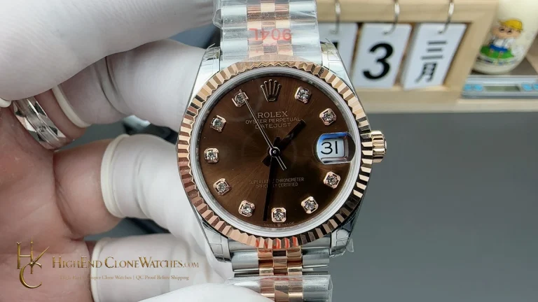 Rolex Datejust m278271-0028 front view super clone watch