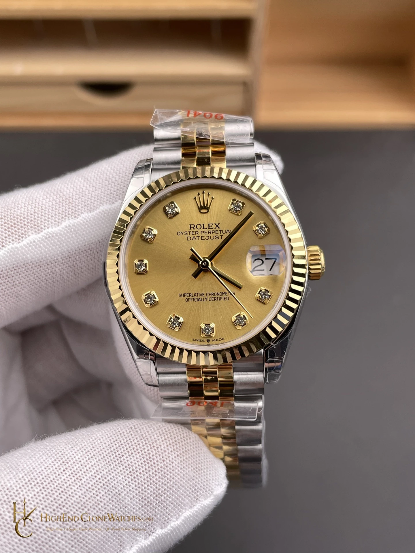 Rolex Datejust 278273 dial and marker detail super clone watch