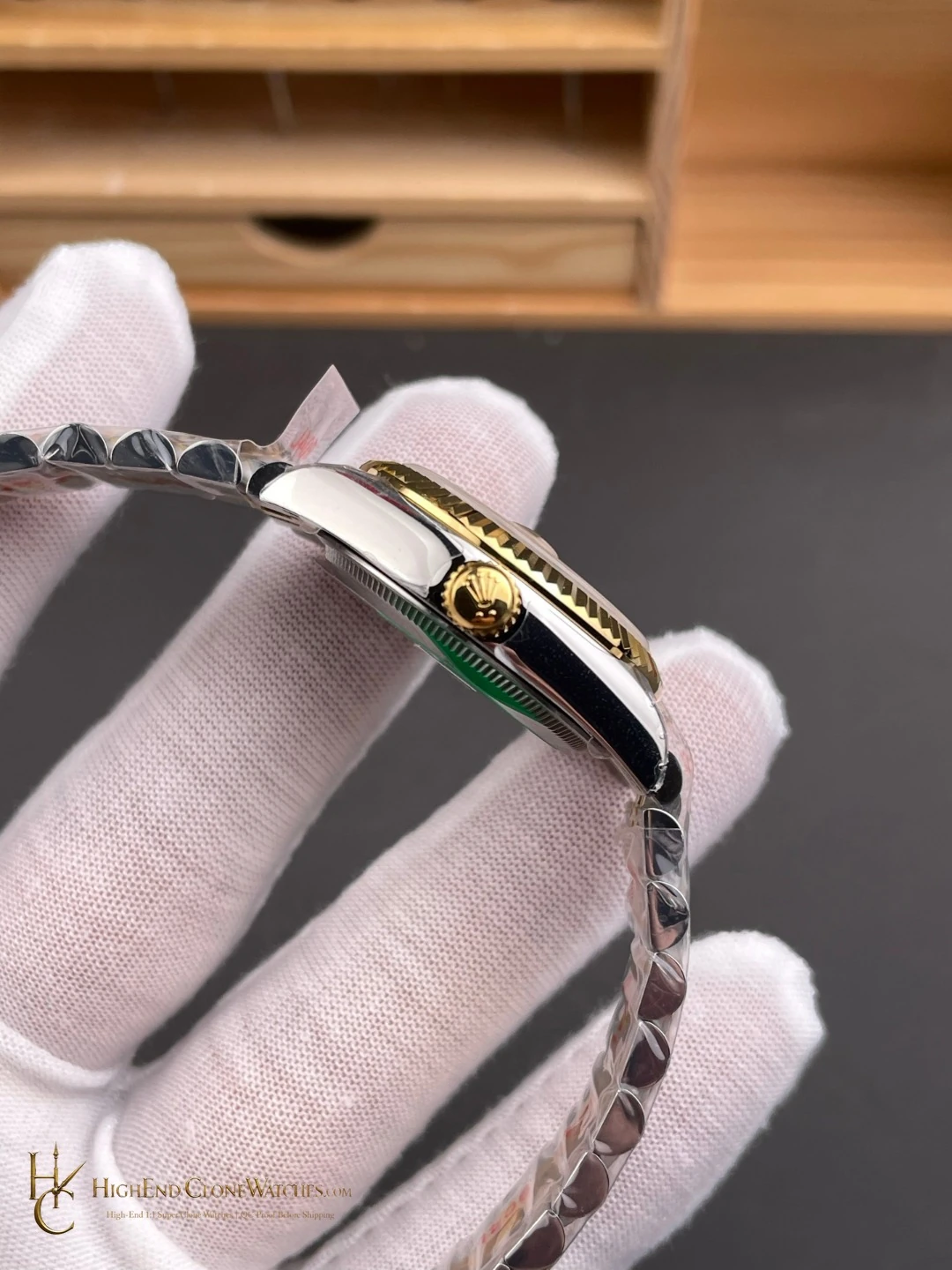 Rolex Datejust 278273 bezel detail super clone watch