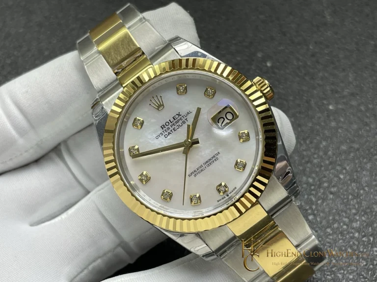 Rolex Datejust 31 m278273-0027 angled dial view super clone watch