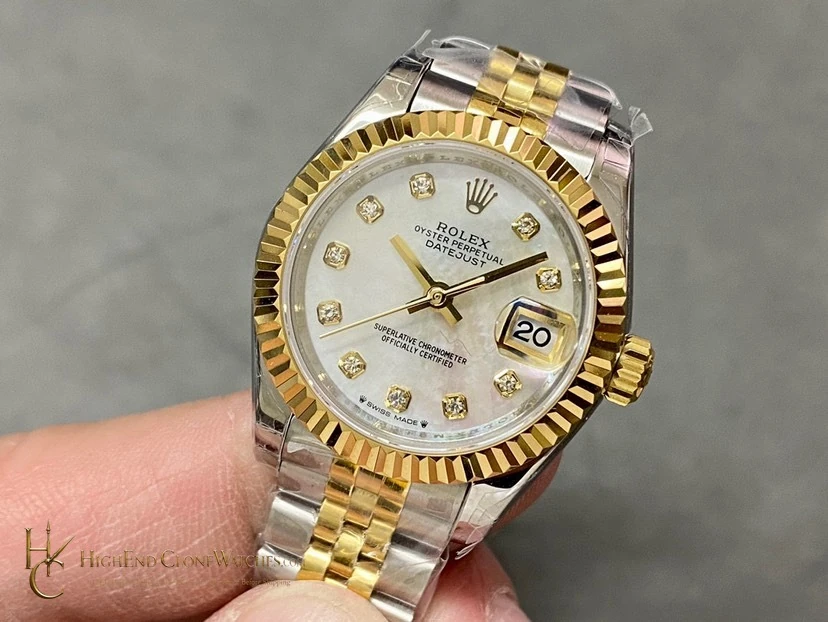 Rolex Datejust m278273-0028 dial and marker detail super clone watch