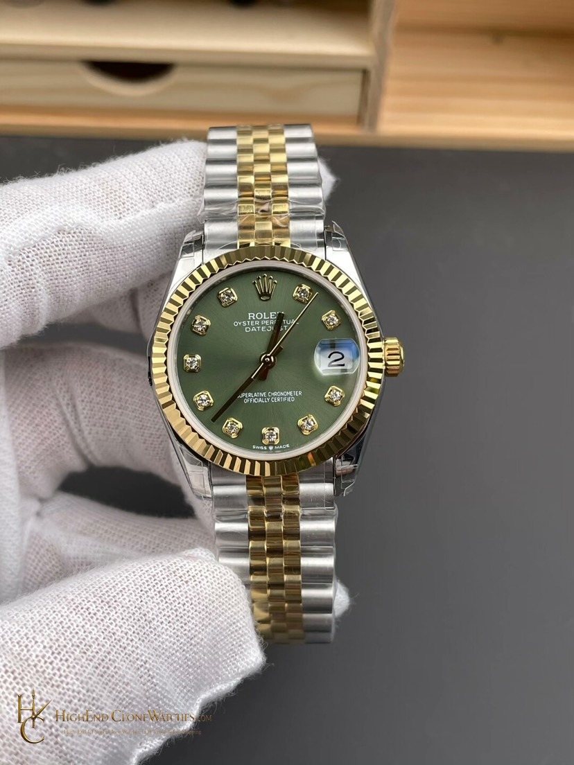 Rolex Datejust m278273-0030 front view super clone watch