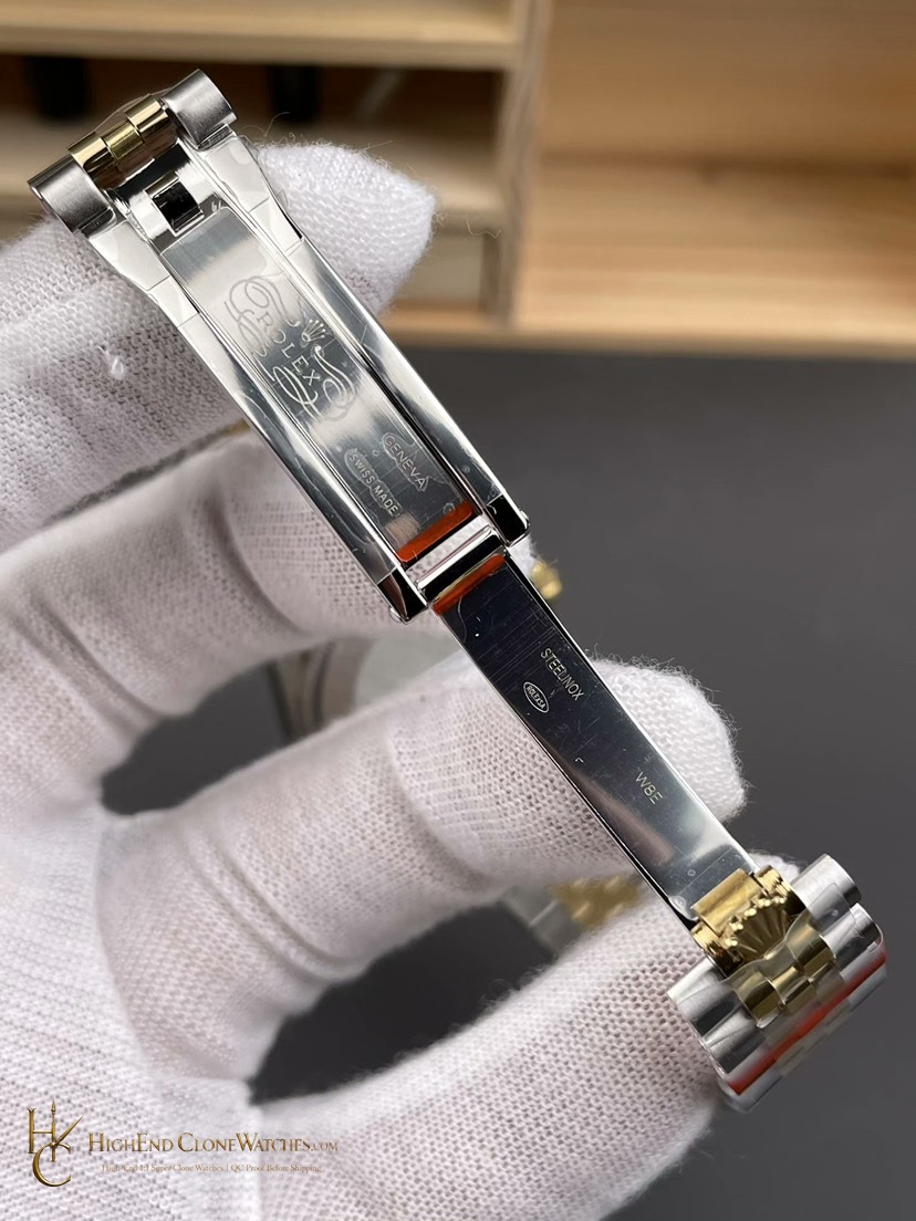Rolex Datejust m278273-0030 crown and case detail super clone watch