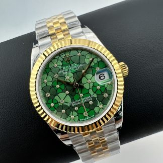 Rolex Datejust m278273-0032 angled dial view super clone watch
