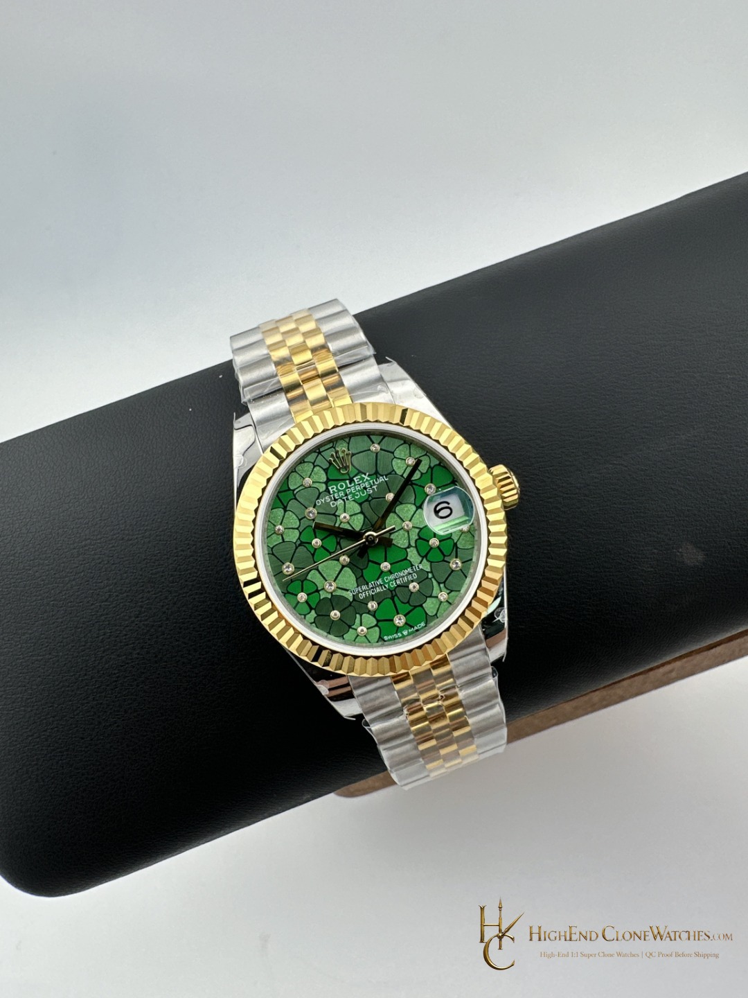 Rolex Datejust m278273-0032 bezel detail super clone watch