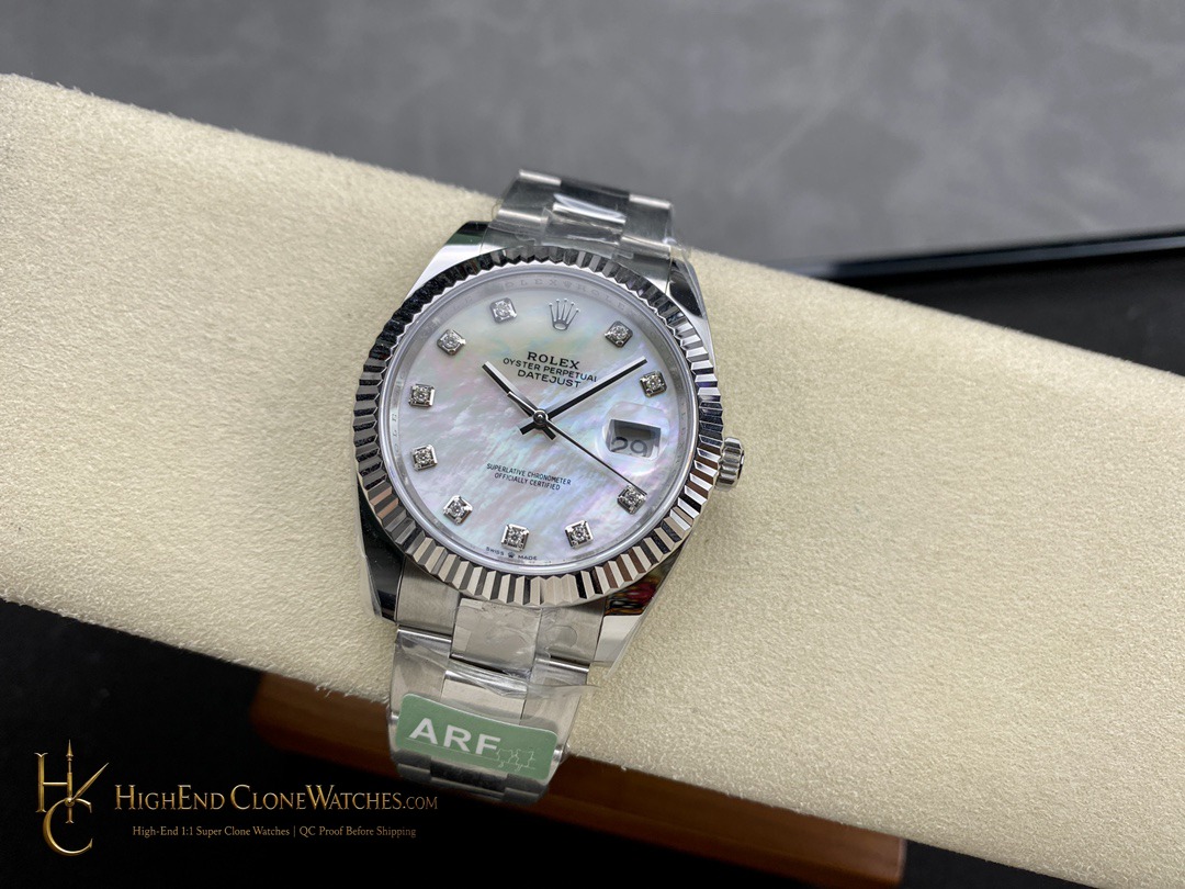 Rolex Datejust 278274-0005 bezel detail super clone watch