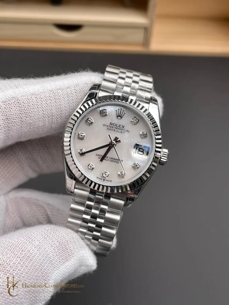 Rolex Datejust 278274 front view super clone watch