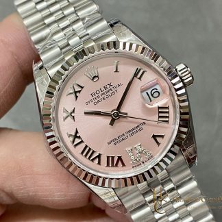 Rolex Datejust m278274-0024 angled dial view super clone watch