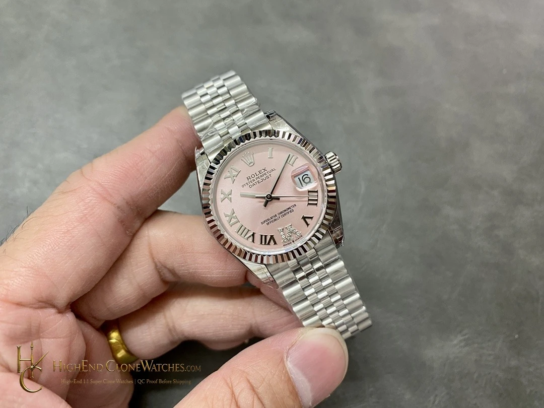 Rolex Datejust m278274-0024 bezel detail super clone watch