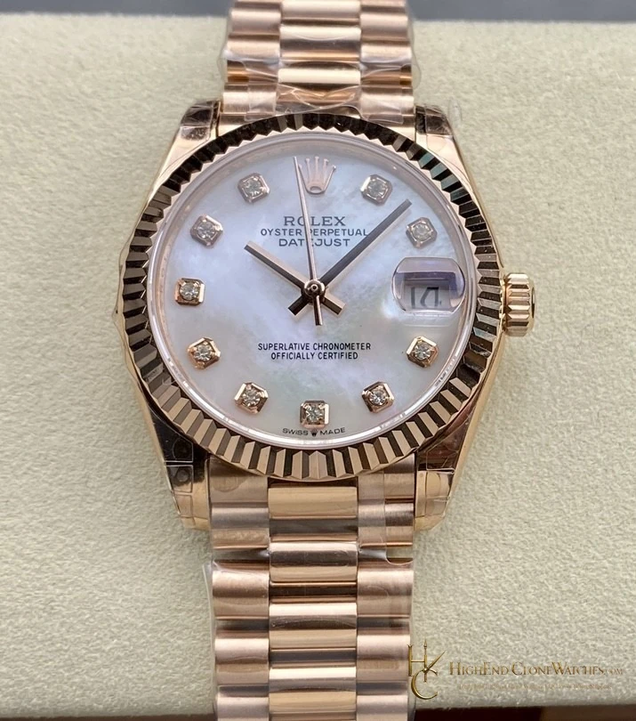 Rolex Datejust 31 278275-0009 front view super clone watch