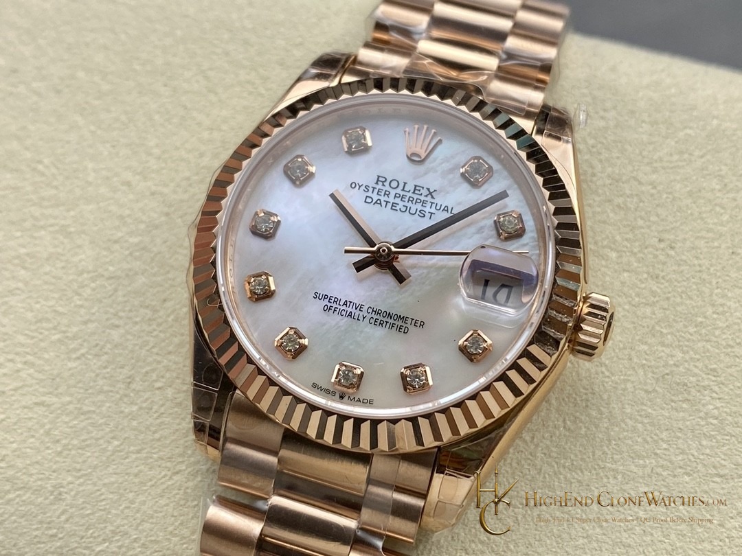 Rolex Datejust 31 278275-0009 dial and marker detail super clone watch