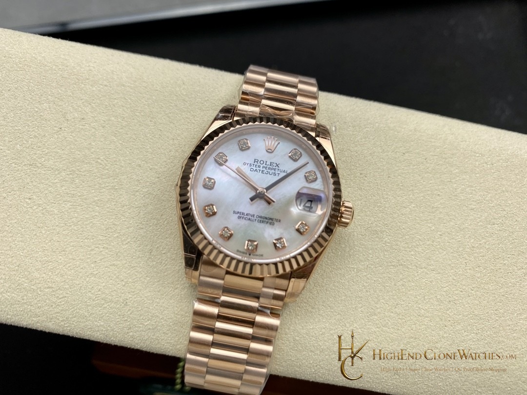 Rolex Datejust 31 278275-0009 side case profile super clone watch