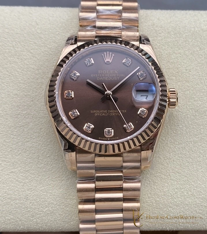 Rolex Datejust m278275-0010 front view super clone watch